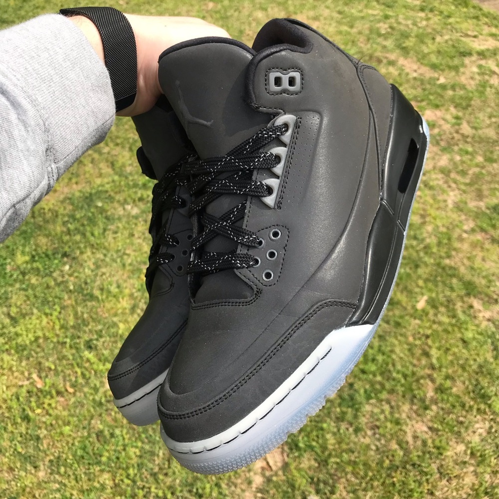 Men’s (9) Air Jordan 5Lab3 black 3M - Picture 1 of 5